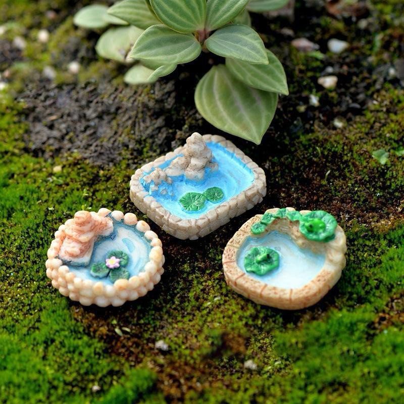 ((Giao đơn từ 30K)) Tiểu cảnh HÒN NON BỘ mini nhân tạo