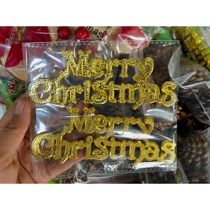 (NOEL) Phụ kiện & Túi Bố trang trí cây Sơn tùng - Tùng thơm Noel - Đầy đủ topping dễ chọn lựa
