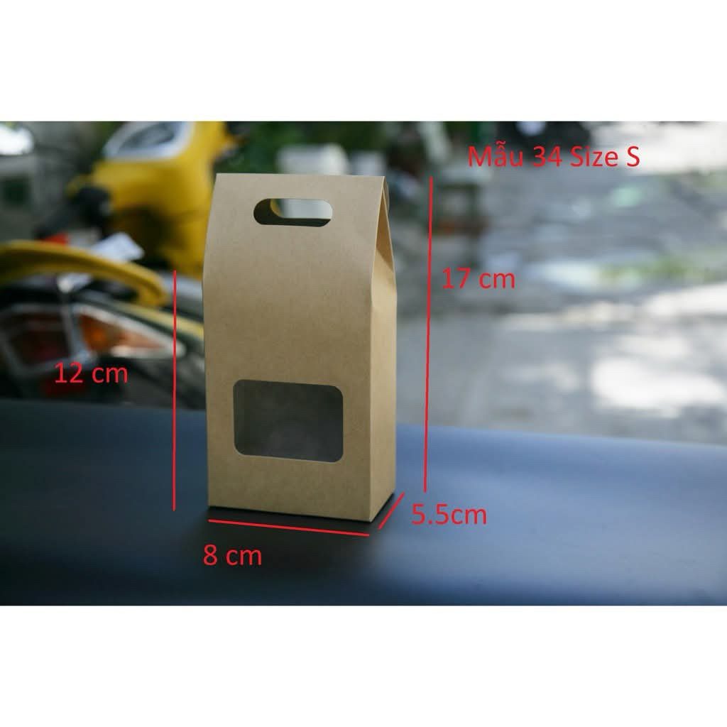 Combo 5 Túi Giấy Dày Đẹp - Làm Quà Tặng Chậu Cây Sen đá - Xương Rồng - Cây Cảnh